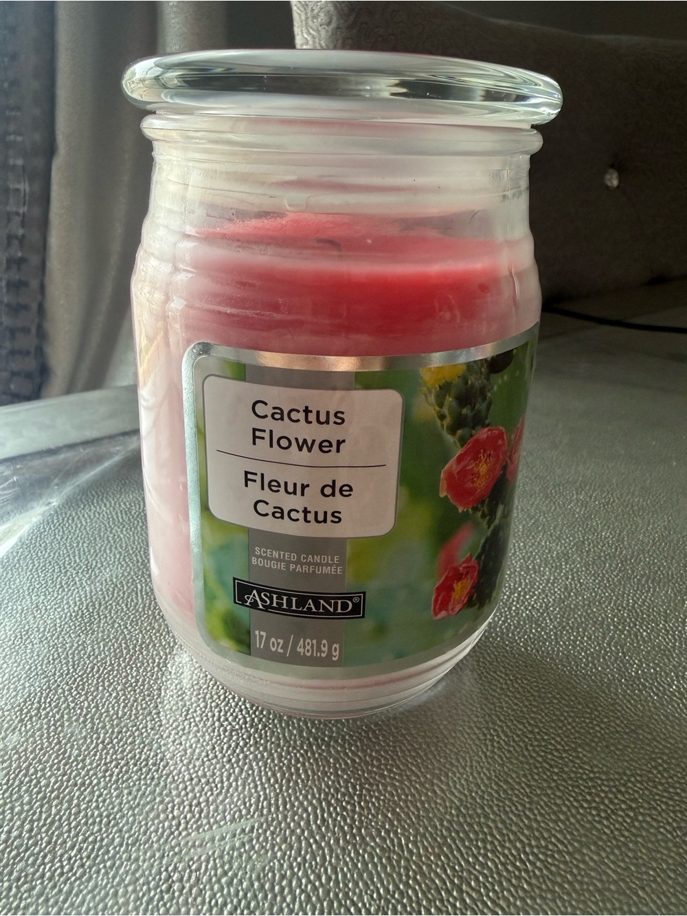 Ashland Pink Cactus Flower Scented Jar Candle